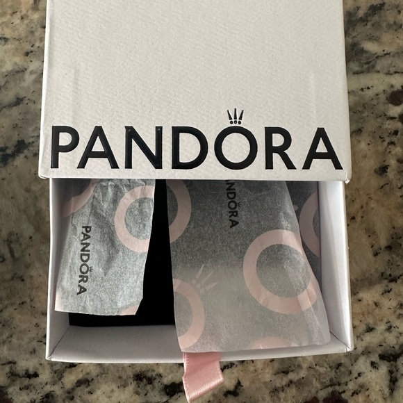 Pandora Moments Sparkling Crown O Snake Chain Bracelet Rose Gold Set - Picture 8 of 8